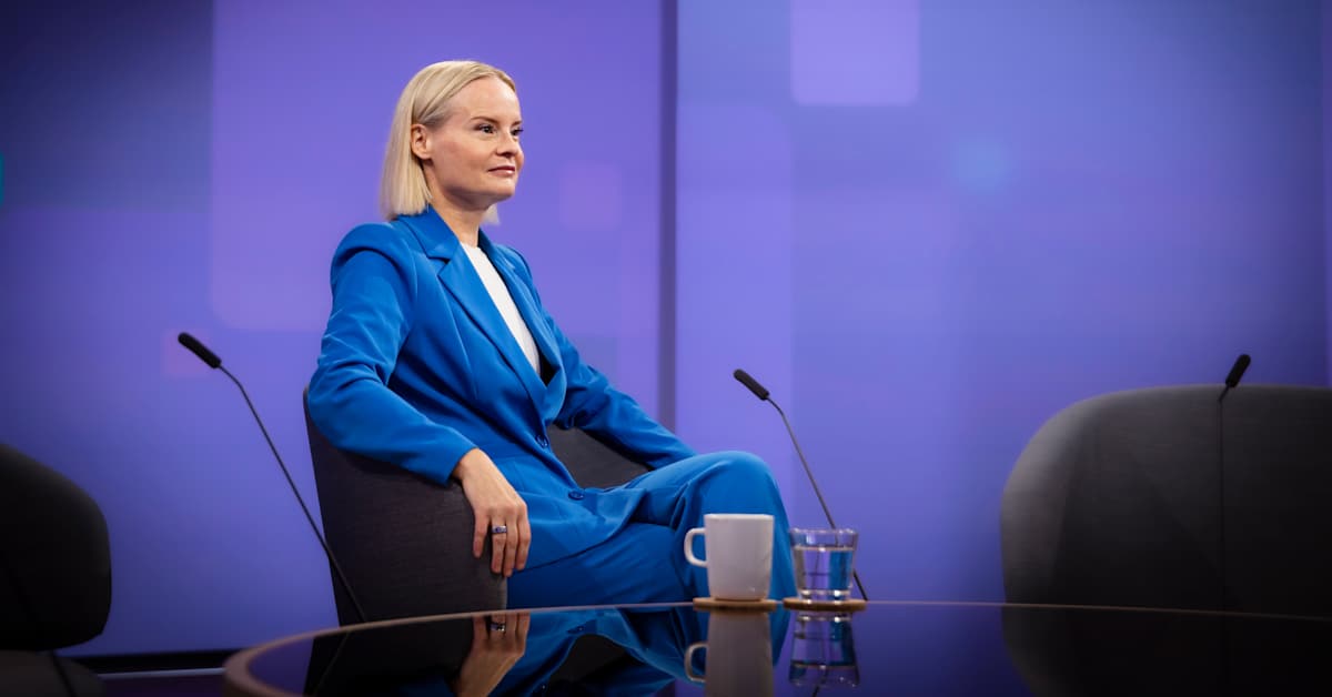 Valtiovarainministeri Riikka Purra Ylen Ykkösaamun vieraana – katso suoraa lähetystä kello 10.05