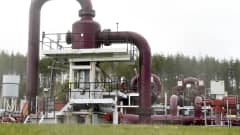 Gasums anläggning i Räikkölä, Imatra den 12 maj 2022.