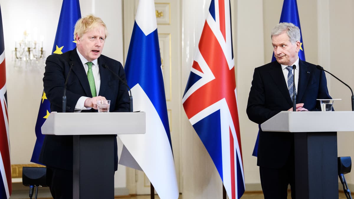 Britannian pääministeri Boris Johnson vieraili 11. toukokuuta tapaamassa tasavallan presidenttiä Sauli Niinistöä Helsingissä.