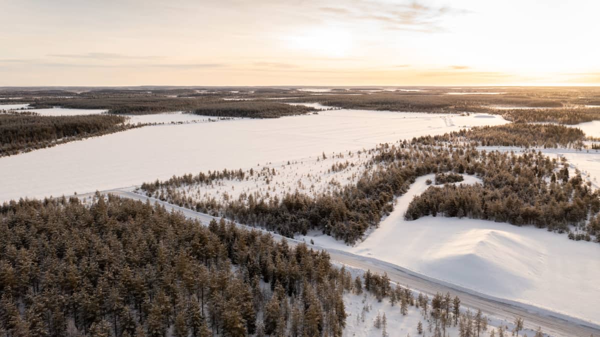 Ilmakuva Näätäaavan alueesta