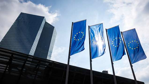 Euroopan keskuspankin pääkonttori.