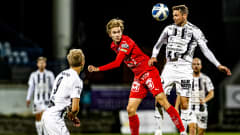 Kasper Hämäläinen taisteli kovasti Jaroa vastaan 17.10.2022 Kupittaan stadionilla.