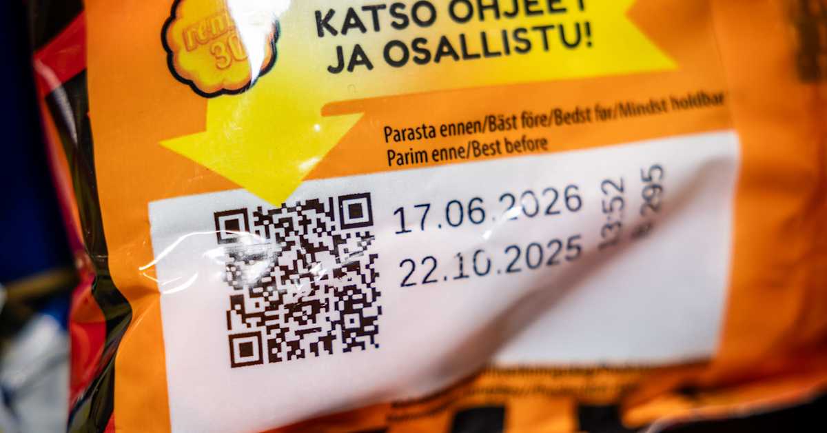 2D-koodeja löytyy nyt kauppojen tuotteista