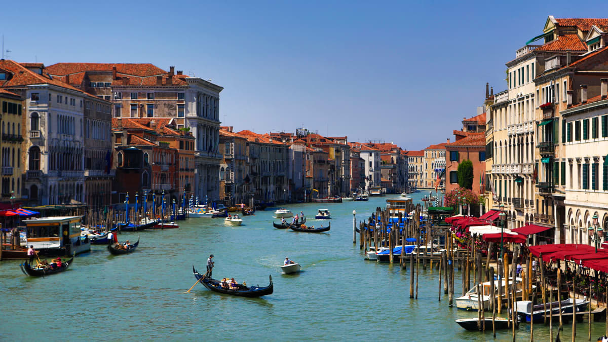 Venetsian kanaalit vuonna 2012