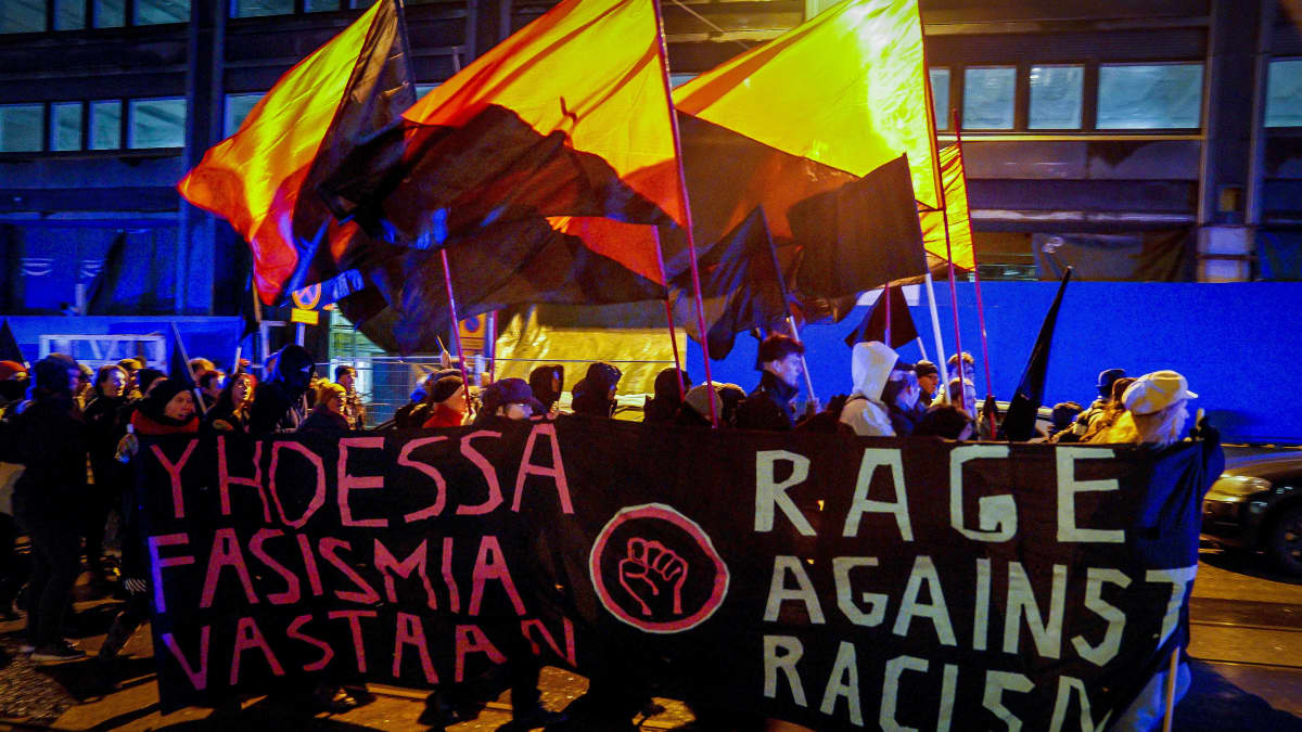 Helsinki ilman natseja-mielenosoitus 6.12.2019