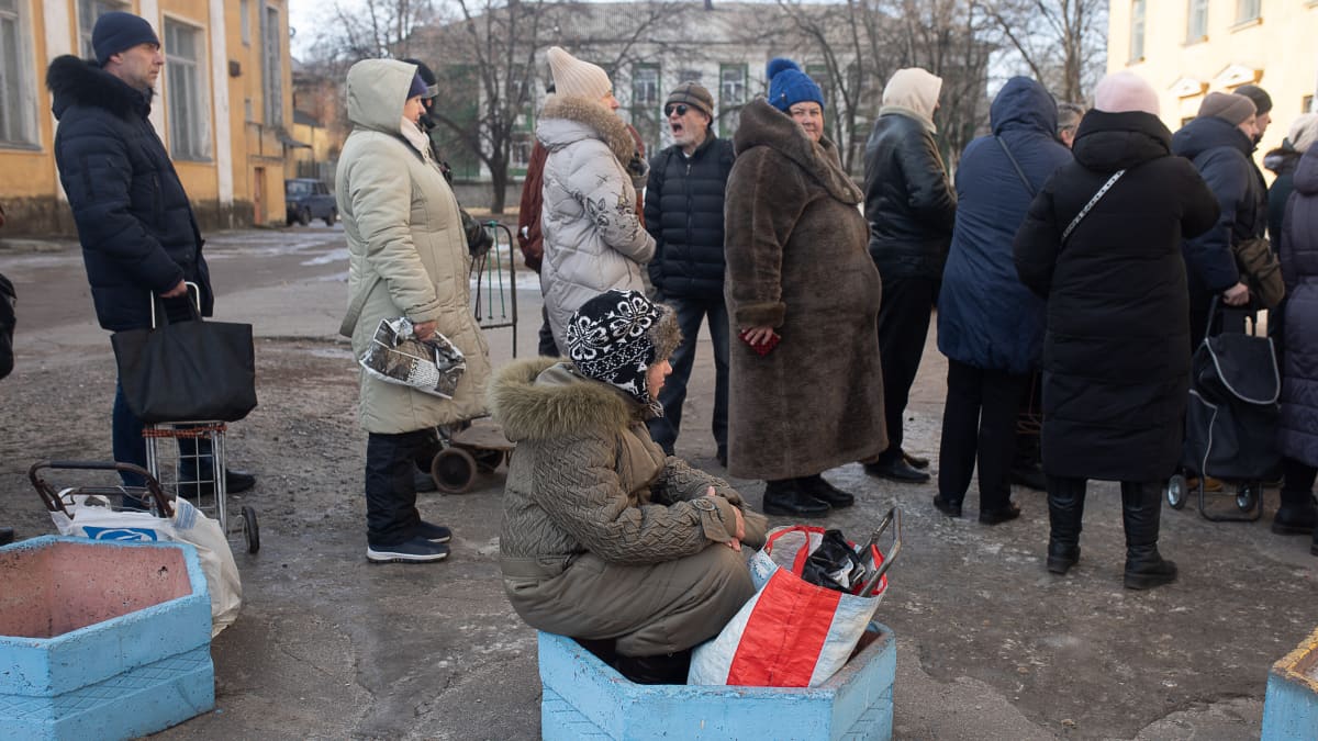 humanitaarista apua Ukrainassa