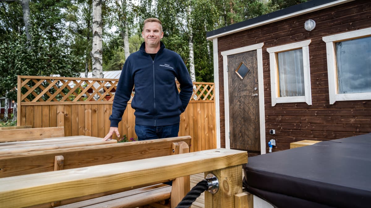 Yrittäjä Jarno Nieminen, Tervakallio Camping.