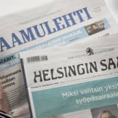 Aamulehti ja Helsinginsanomat printtiversiot