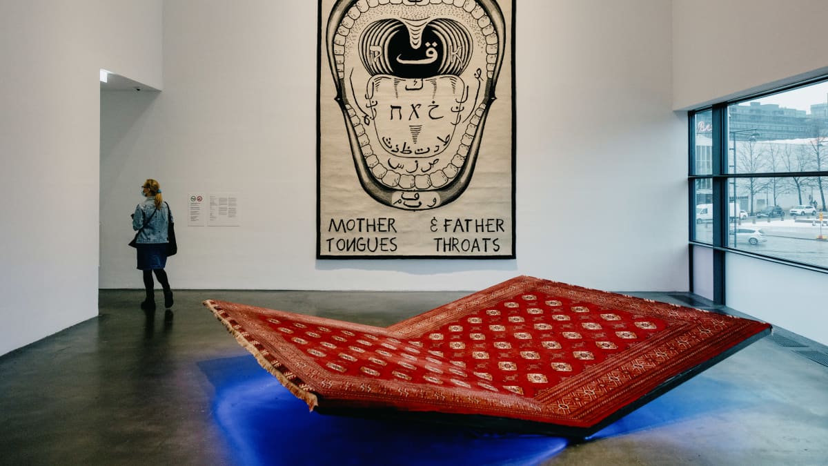 Taidetta Kiasman nykytaiteenmuseossa.
