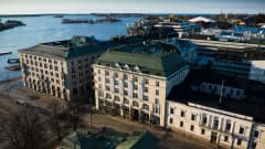 Liikenne- ja viestintäministeriön rakennus Helsingissä. 