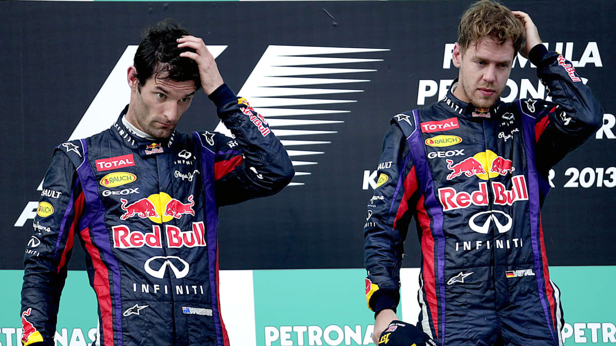 Sebastian Vettel ja Mark Webber.