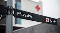 Kymenlaakson keskussairaalaan opastekyltti.