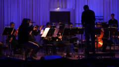 Kymi Sinfoniettan kenraaliharjoitukset Kotkan konserttitalolla.