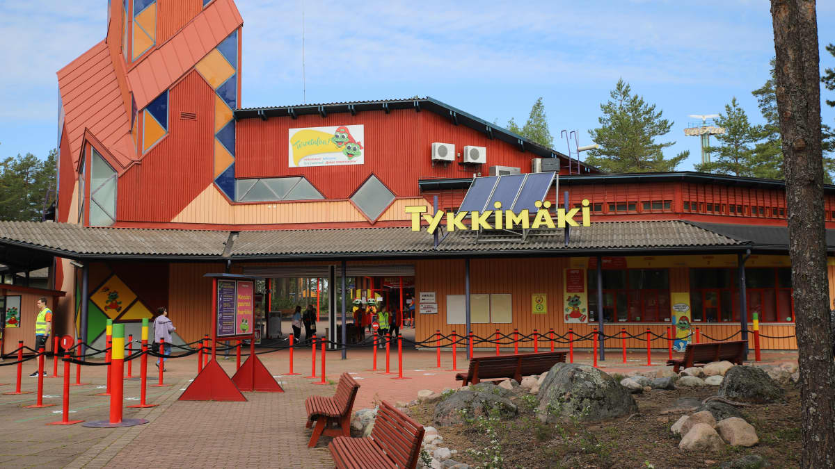 Tykkimäen huvipuisto Kouvolassa.