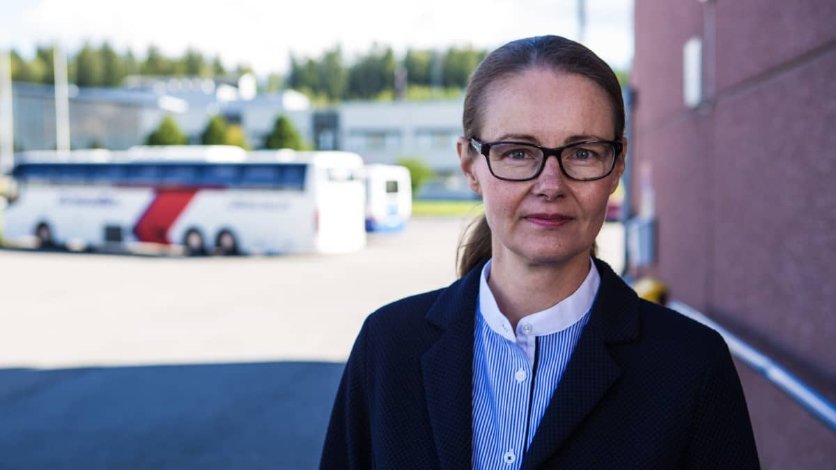 Länsilinjojen toimitusjohtaja Terhi Penttilä.