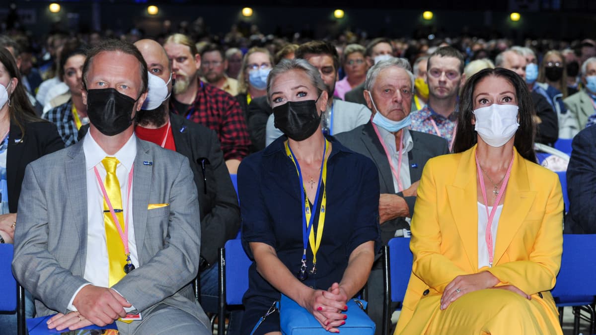 Perussuomalaiset vuosikokous 2021.