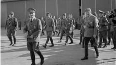 Adolf Hitler ja Mannerheim tapaavat Imatralla vuonna 1942.