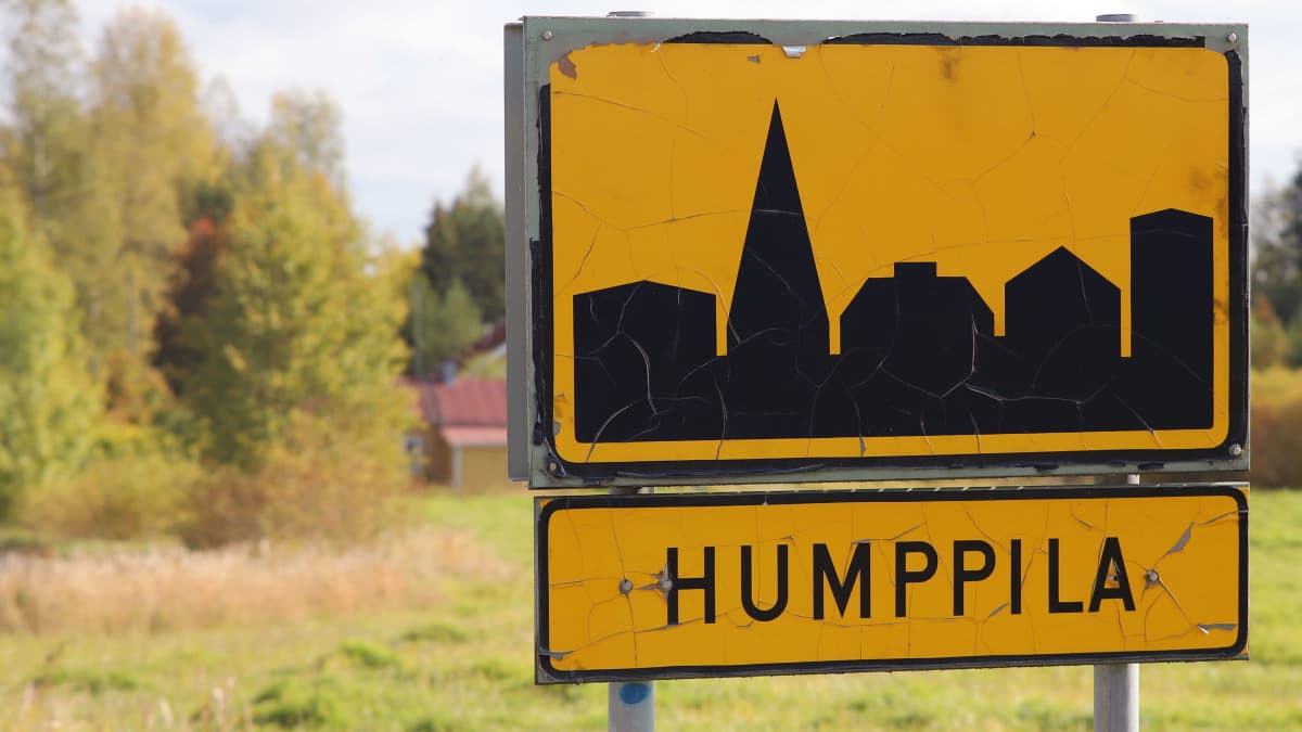 Humppilan taajamakyltti