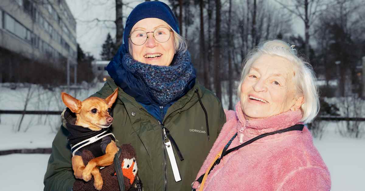 Anne Tiessalo ja Raili Heino tapasivat surullisissa merkeissä – sitten koirat tekivät heistä ystäviä