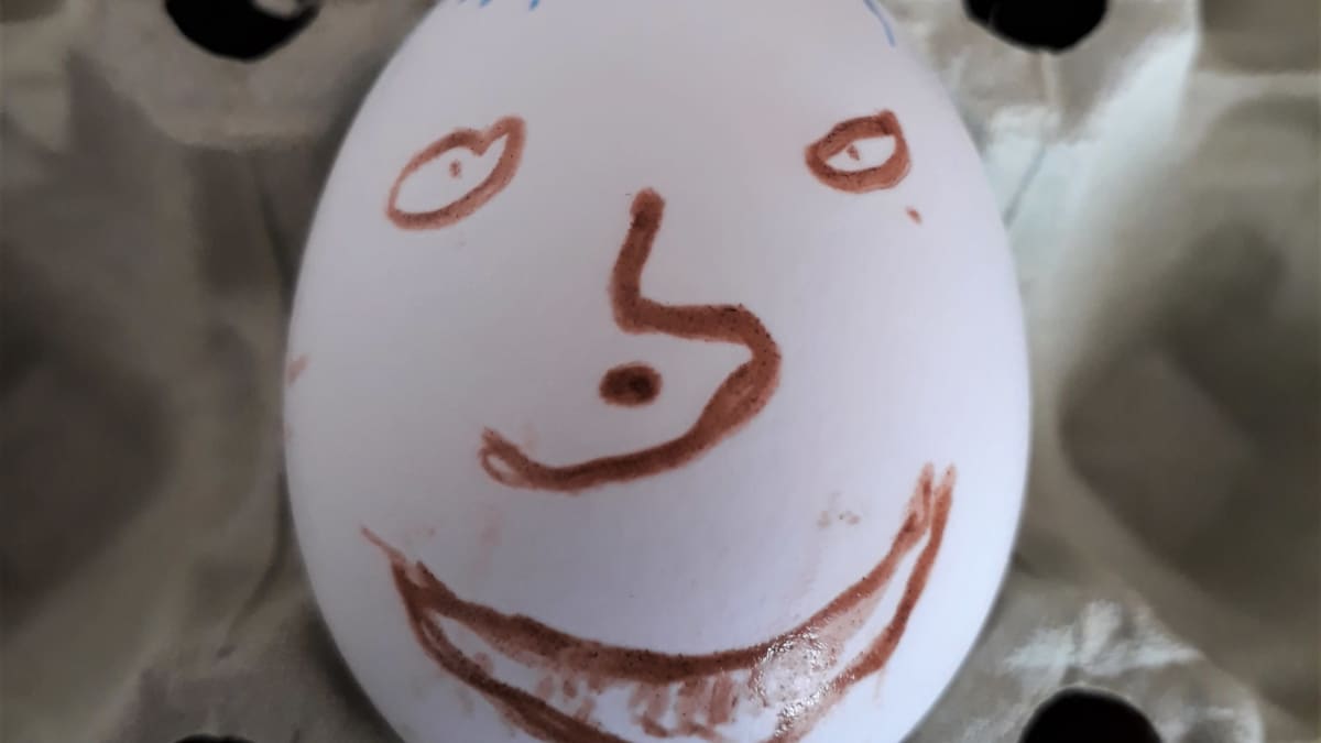 Väritetty pääsiäismuna