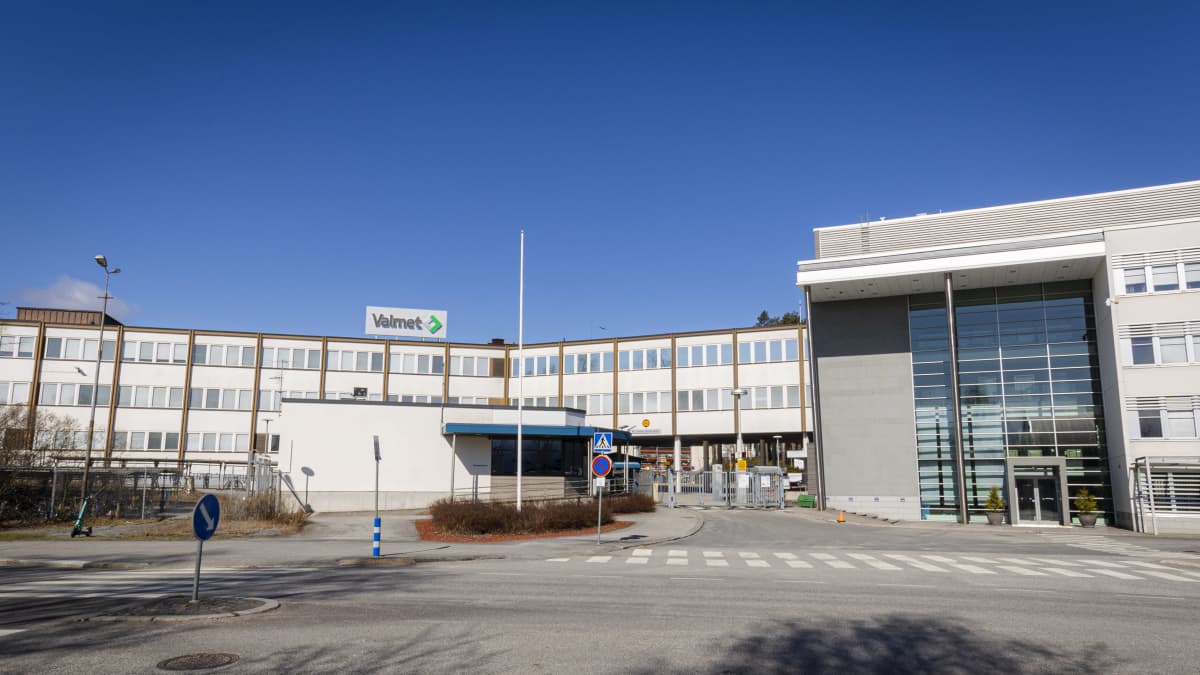 Valmetin tehdas Jyväskylän Rautpohjassa.