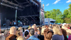 Yleisöä Helsinki Blues Festivalilla.