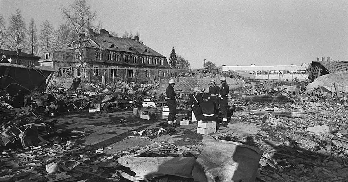 Lapuan räjähdys 1976 tuhosi kymmeniä perheitä – silti siitä tuli suomalaisen ensihoidon taidonnäyte