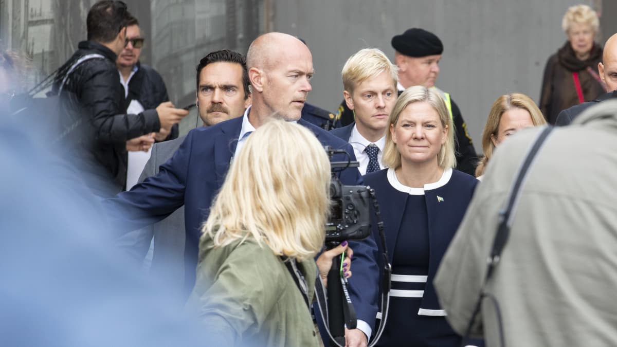 Sosiaalidemokraattien Magdalena Andersson erosi pääministerin tehtävistä 15. syyskuuta.