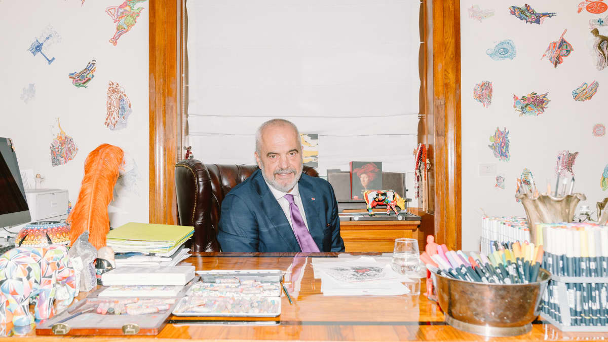 Albanian pääministeri Edi Rama
