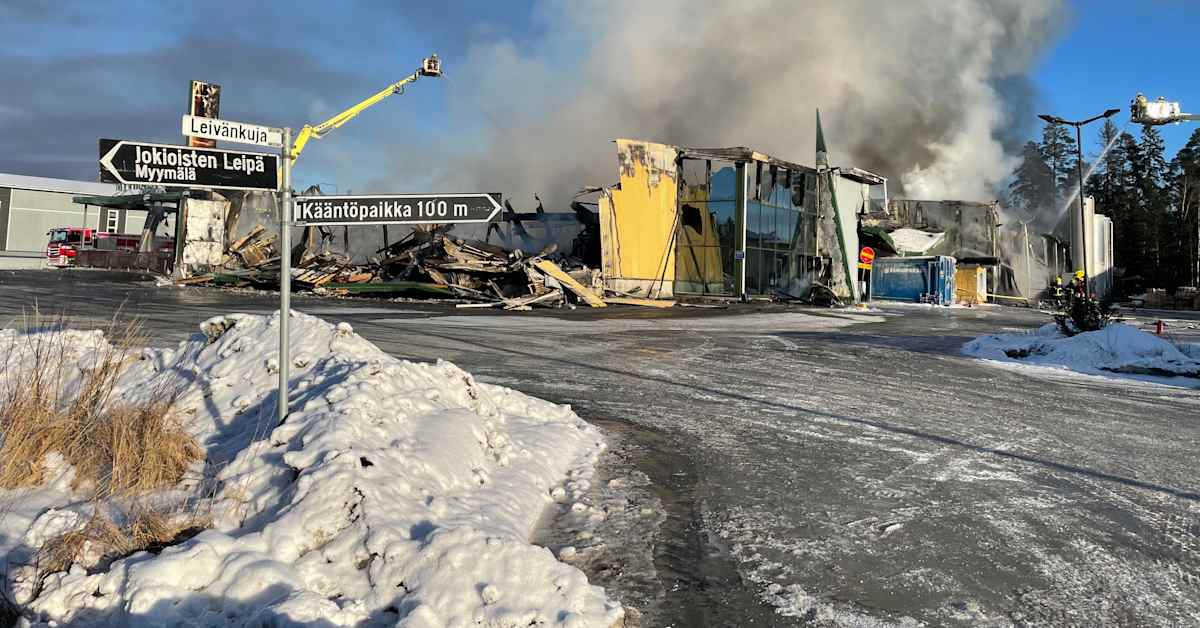 Poliisi epäilee rikosta Jokioisten leipomopalossa