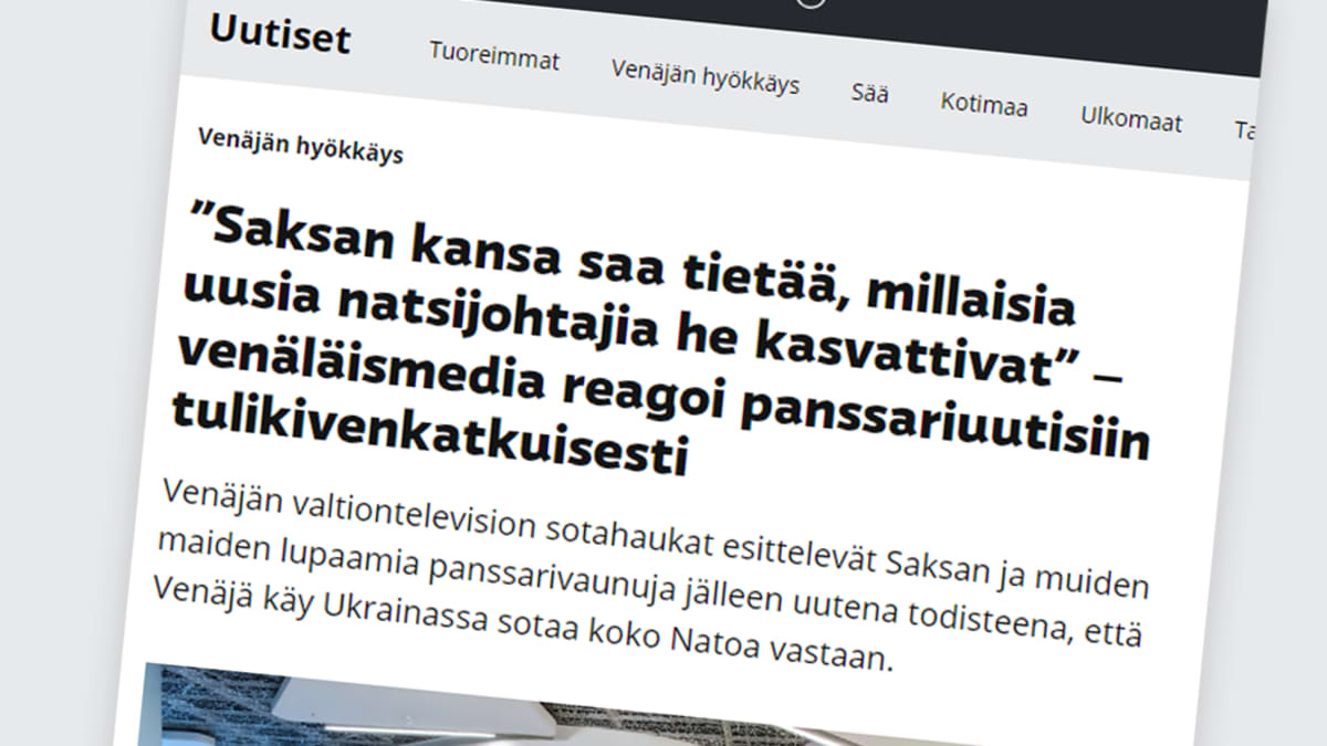 Kuvakaappaus Heikki Heiskasen jutusta Ylellä.
