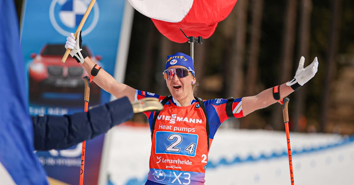 Strange Incident at the Biathlon World Championships – Dominant Winner Nearly Collided with the Barrier