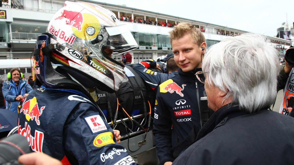 Sebastian Vettel ja Tommi Pärmäkoski.