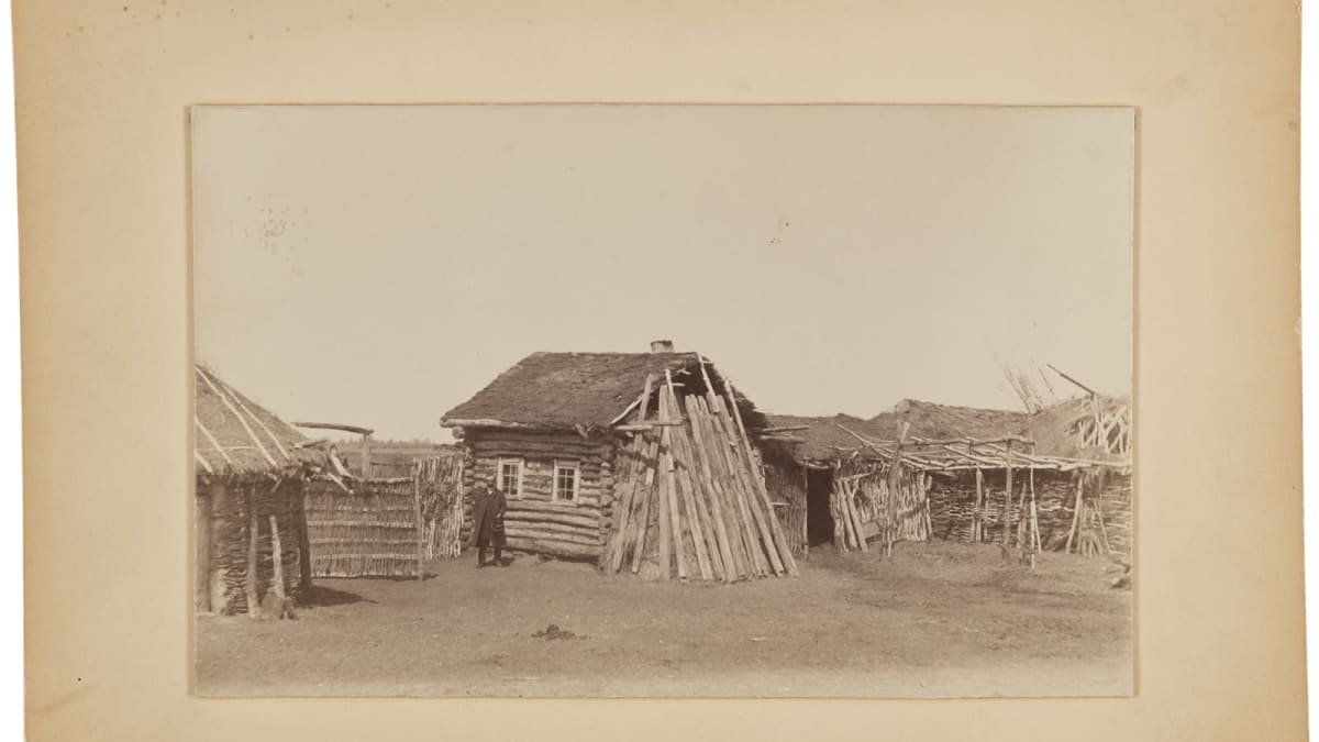 Maatila Tobolskin lähellä 1890-luvulla Venäjällä.