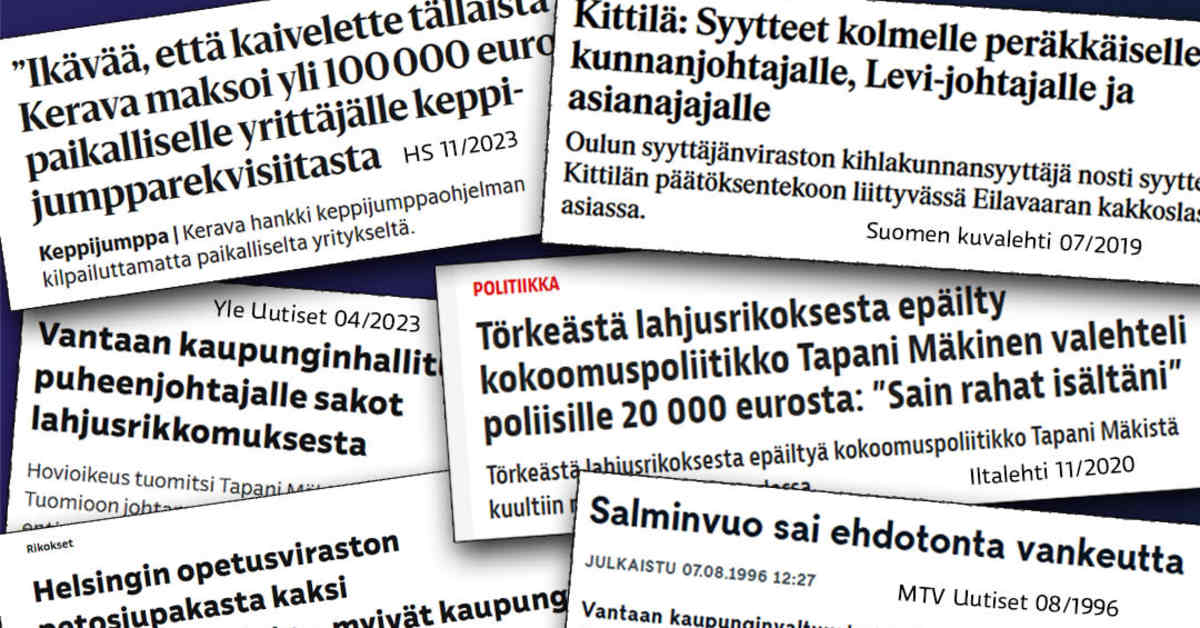 Vantaa haluaa eroon korruptiosta – kaupunginjohtaja ei muistele menneitä, vaikka juuri Vantaalla muisteltavaa riittää