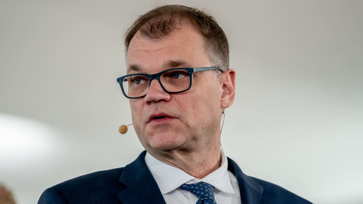 Juha Sipilä hallitusinfossa