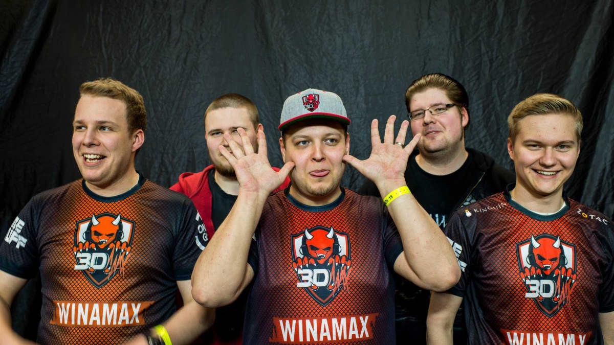 3DMAXin viisikko Lantrek 2015 -tapahtumassa.