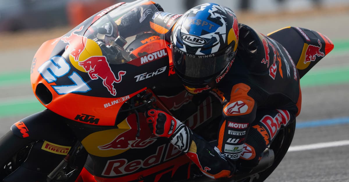 Rico Salmela ylsi pisteille Moto3-luokan kilpailussa Espanjassa