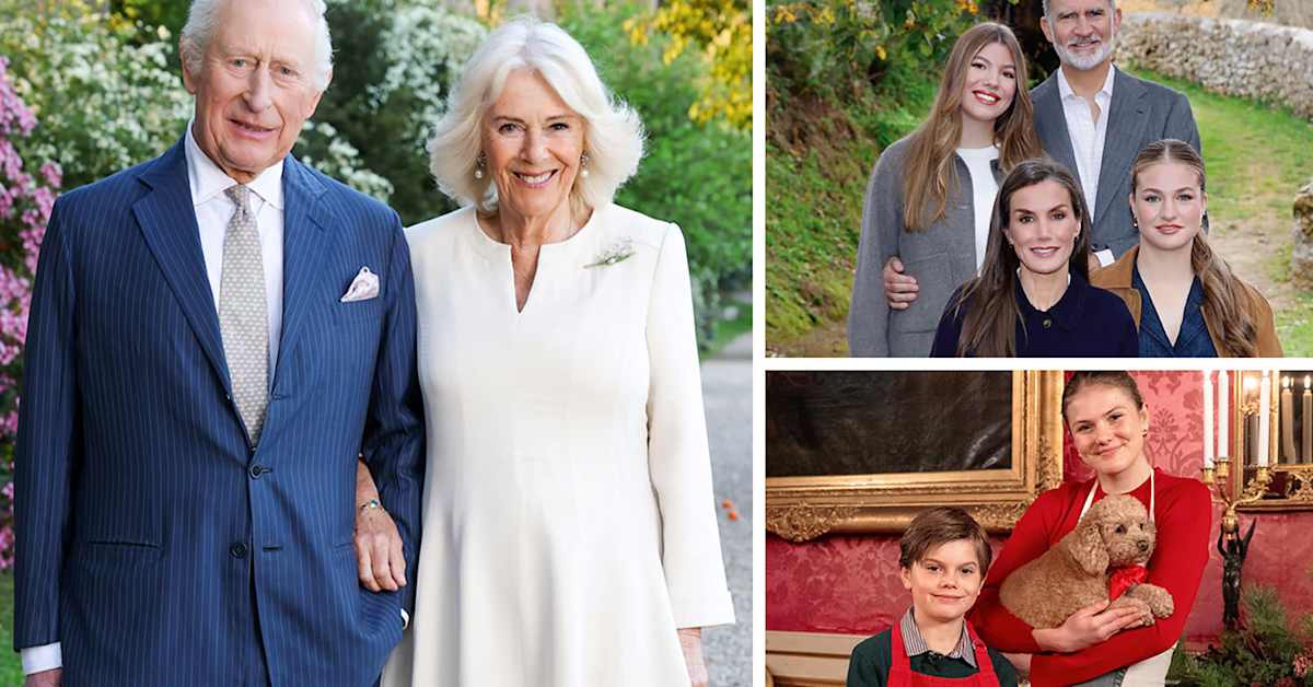 Euroopan kuningasperheet julkaisivat perinteiset joulukorttinsa – monissa kuvissa on aiempaa epämuodollisempi sävy