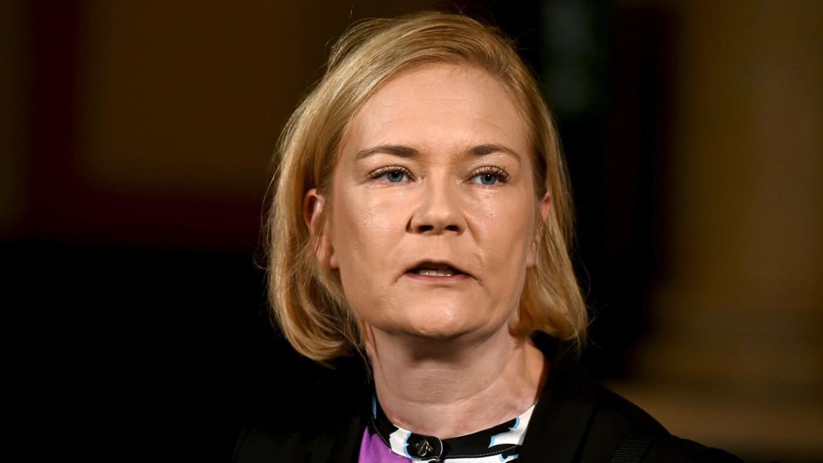 Inrikesminister Mari Rantanen.
