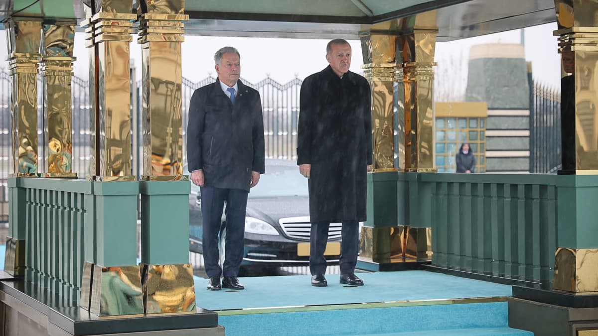 Presidentti Sauli Niinistö tapasi Recep Tayyip Erdoğanin Ankarassa 17.03.2023