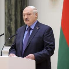 Valko-Venäjän presidentti Aljaksandr Lukašenka.