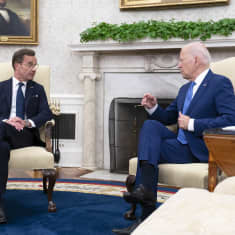 Joe Biden ja Ulf Kristersson.
