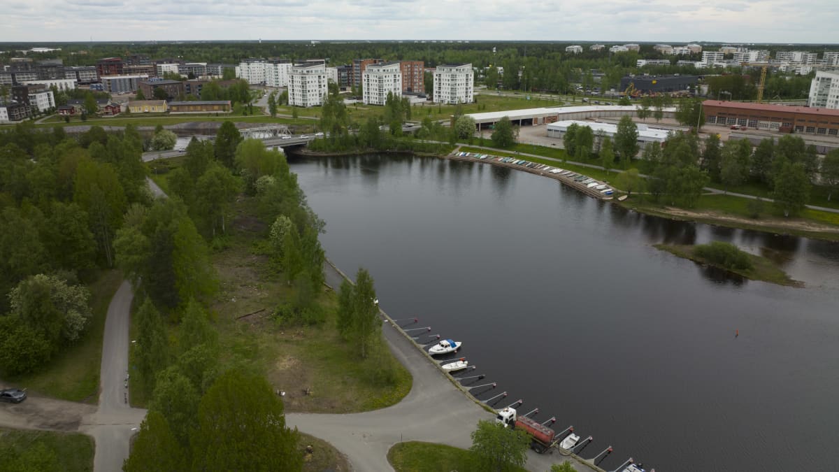 Ilmakuva Oulun Asuntomessualueelta.