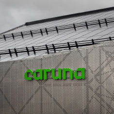 Sähköverkkoyhtiö Carunan rakennus Espoon Keilaniemessä.