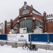 Oulun kauppahalli remontissa tammikuu 2020