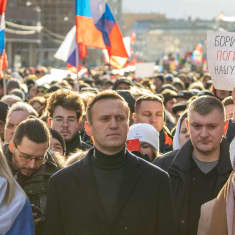 Aleksei Navalnyi, Ljubov Sobol, Julija Navalnaja.
