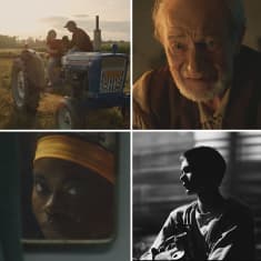 Neljä kuvaa suomalaisista mainosfilmeistä.