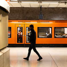 Metro Kampin asemalla.