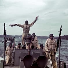 Saksalaisia sotilaita jatkosodan aikana